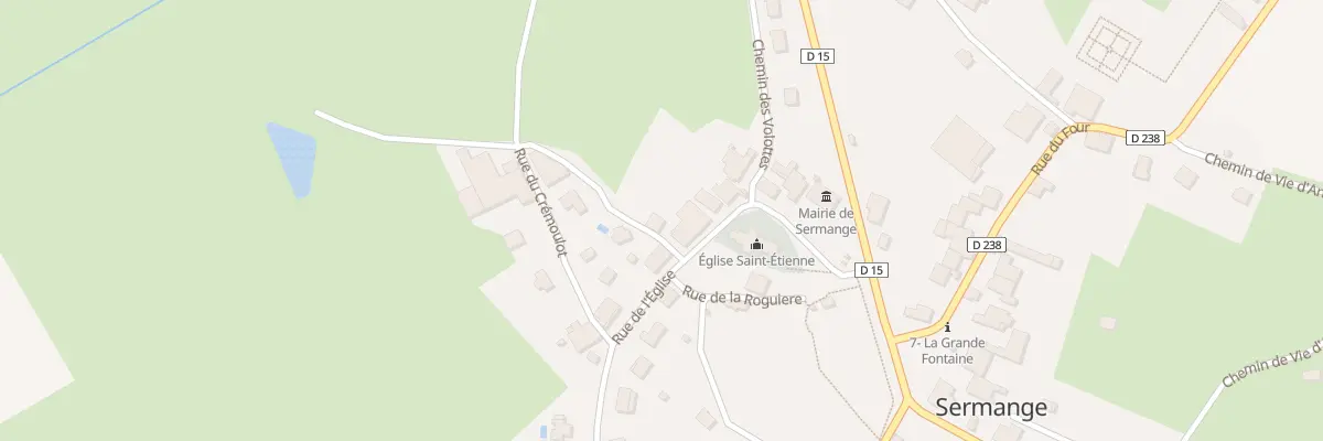 Plan du 2 Rle Saint Paul à Sermange
