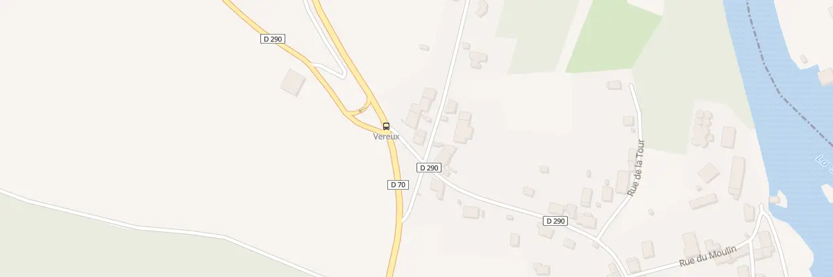 Plan du 1 Rue du Chateau de Paille à Vereux