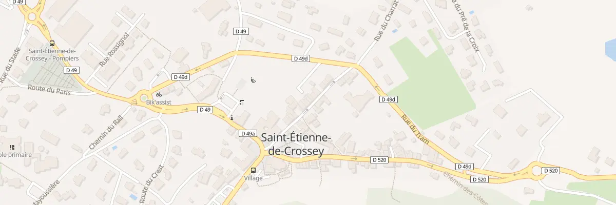 Plan du 99 Rue du Charrat à Saint-Étienne-de-Crossey