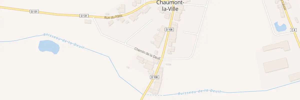 Plan du 14 Rue des Clairs Chenes à Chaumont-la-Ville