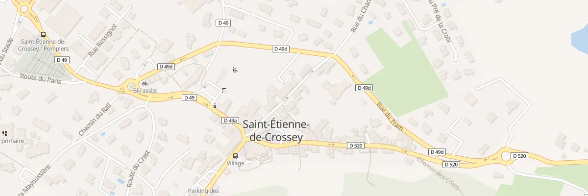Plan du 98 Rue du Charrat à Saint-Étienne-de-Crossey
