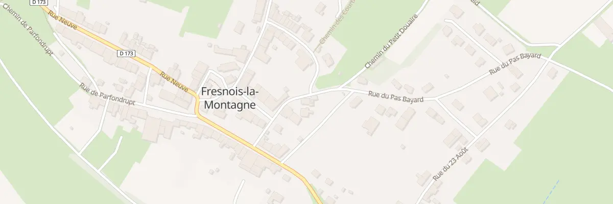 Plan du 14 Rue Rambeurt à Fresnois-la-Montagne