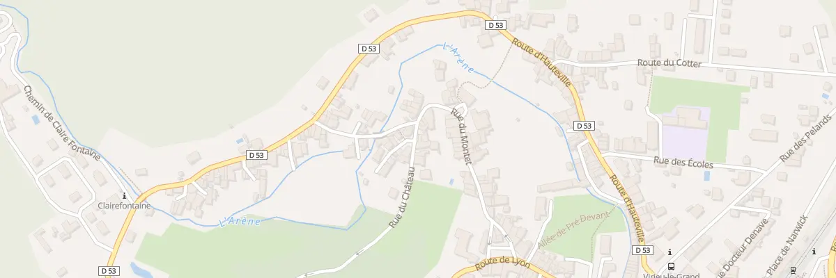 Plan du 5248 Le Village à Virieu-le-Grand