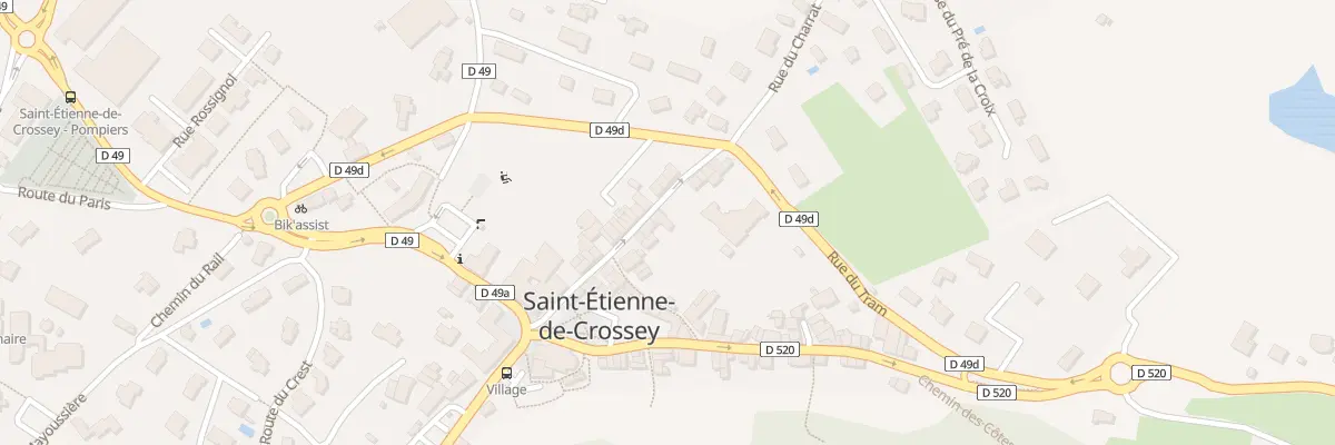 Plan du 122 Rue du Charrat à Saint-Étienne-de-Crossey