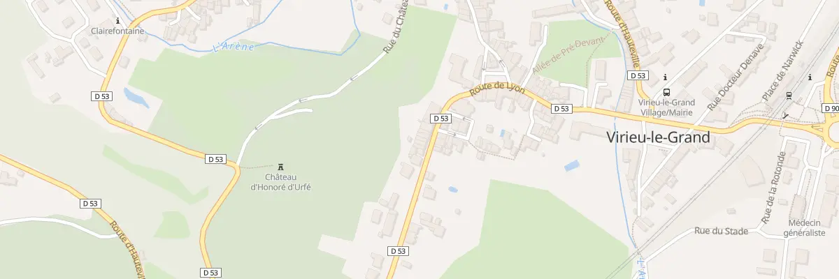 Plan du 5353 Le Village à Virieu-le-Grand