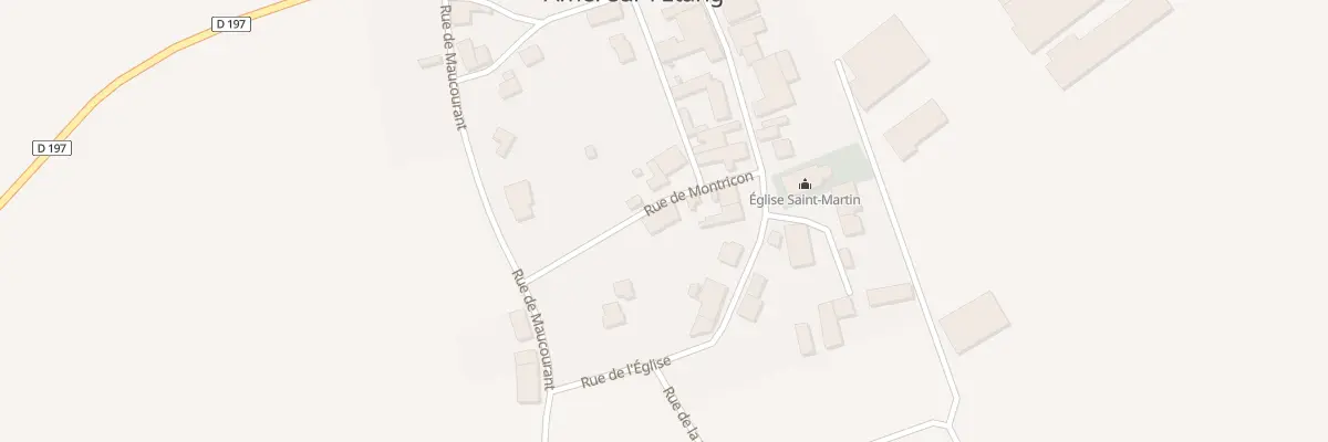 Plan du 1 Rue de Montricon à Amel-sur-l’Étang