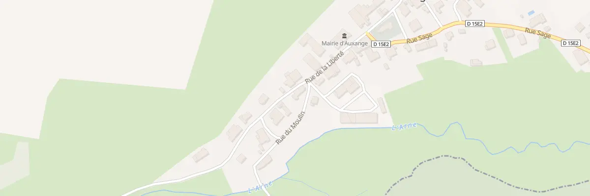 Plan du 2 Rue du Moulin à Auxange