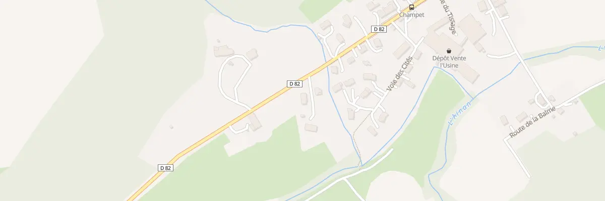 Plan du 1500 Rte de Savoie à Saint-Geoire-en-Valdaine