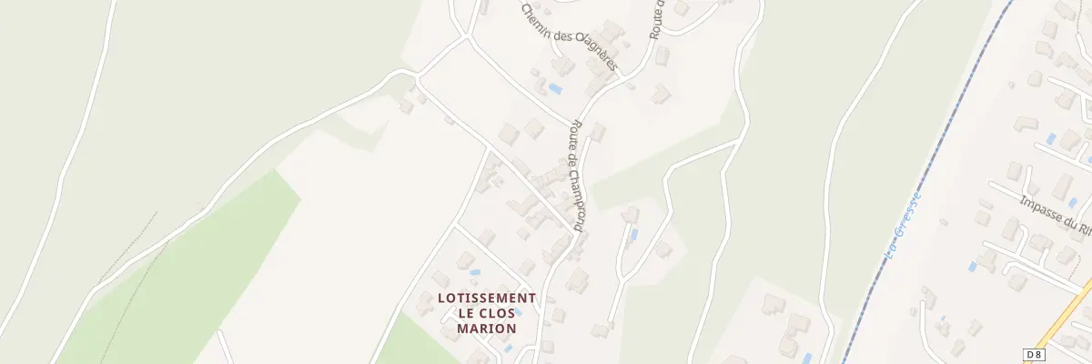Plan du 48 Rte de l’Echaillon au Gua