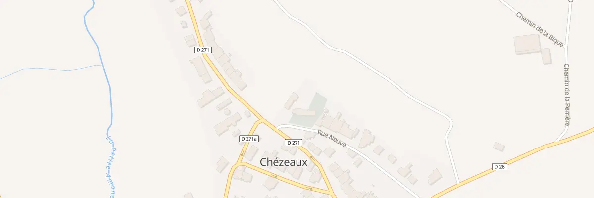 Plan du 1 Rue Neuve A Chezeaux à Chézeaux