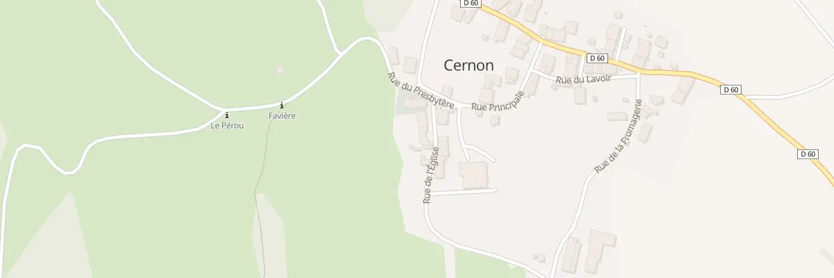 Plan du 4 Rue de l’Eglise à Cernon