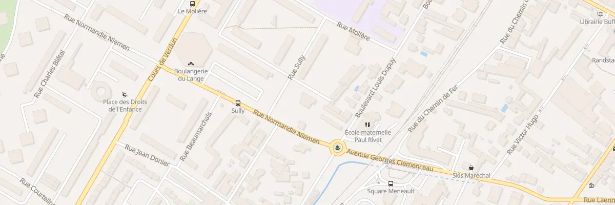 Plan du 8 Rue Normandie Niemen à Oyonnax