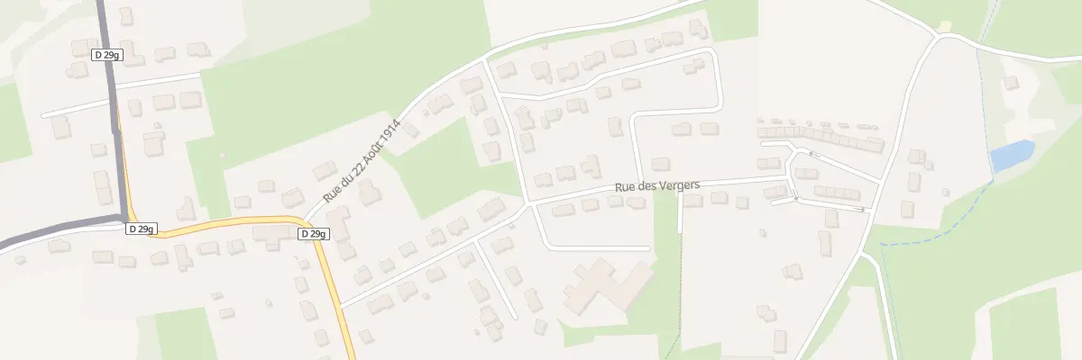 Plan du 1 Rue des Vergers à Ville-Houdlémont