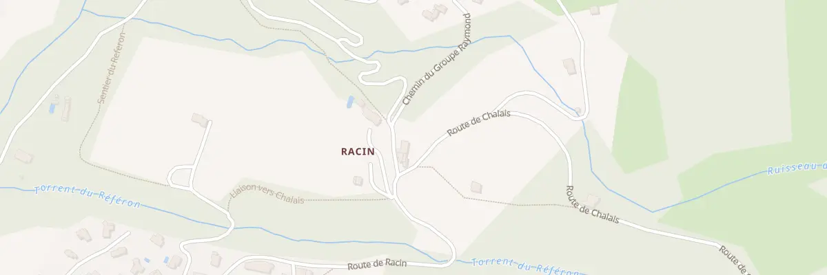 Plan du 163 Rte de Chalais à Voreppe