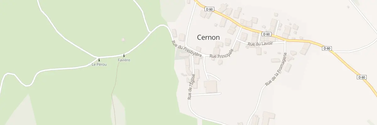 Plan du 2 Rue de l’Eglise à Cernon