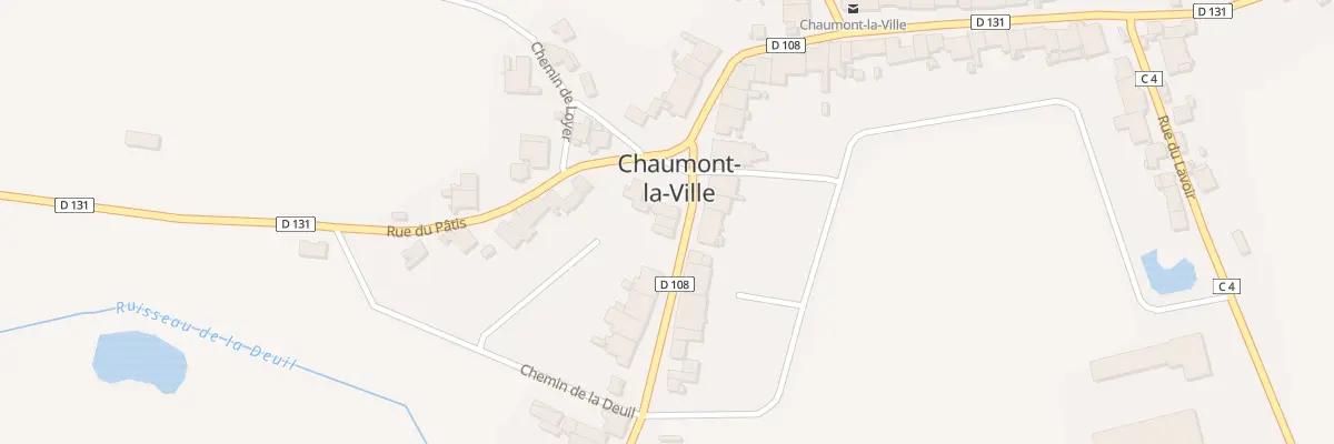 Plan du 2 Rue des Clairs Chenes à Chaumont-la-Ville