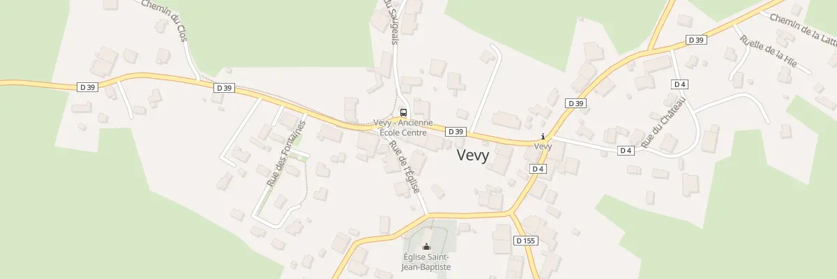 Plan du 36 Rue de l’École à Vevy