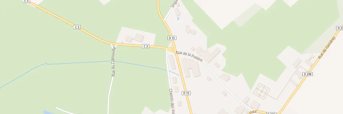 Plan du 12 Che des Volottes à Sermange
