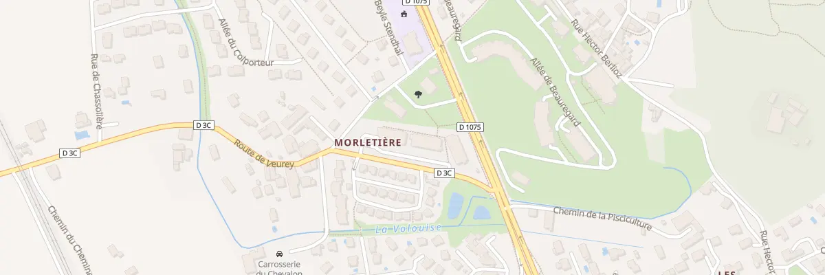 Plan du 56 Rte de Veurey à Voreppe