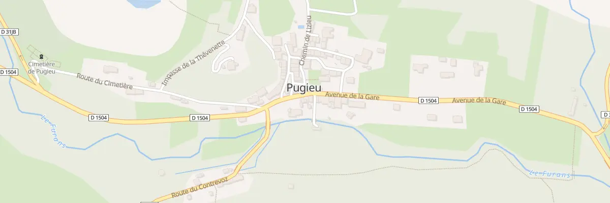 Plan du 5030 Pugieu à Chazey-Bons