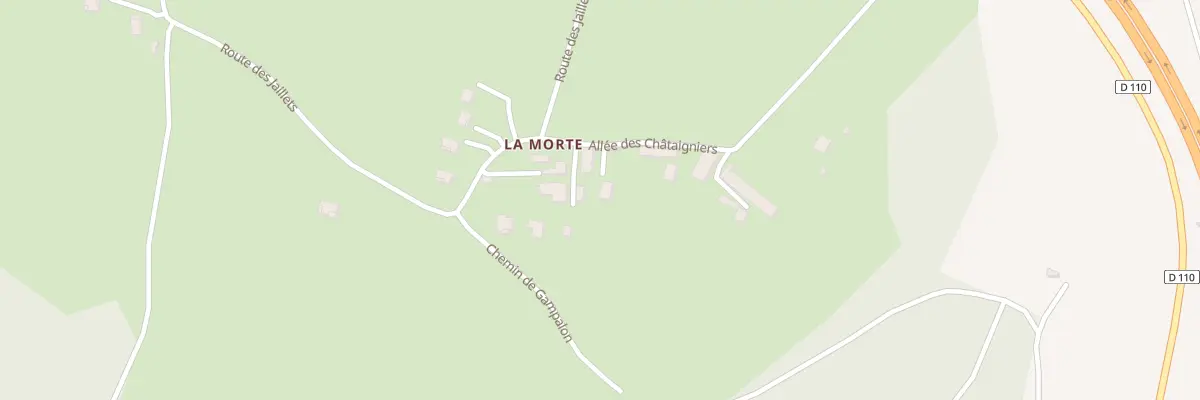 Plan du 5012 La Morte à Sinard