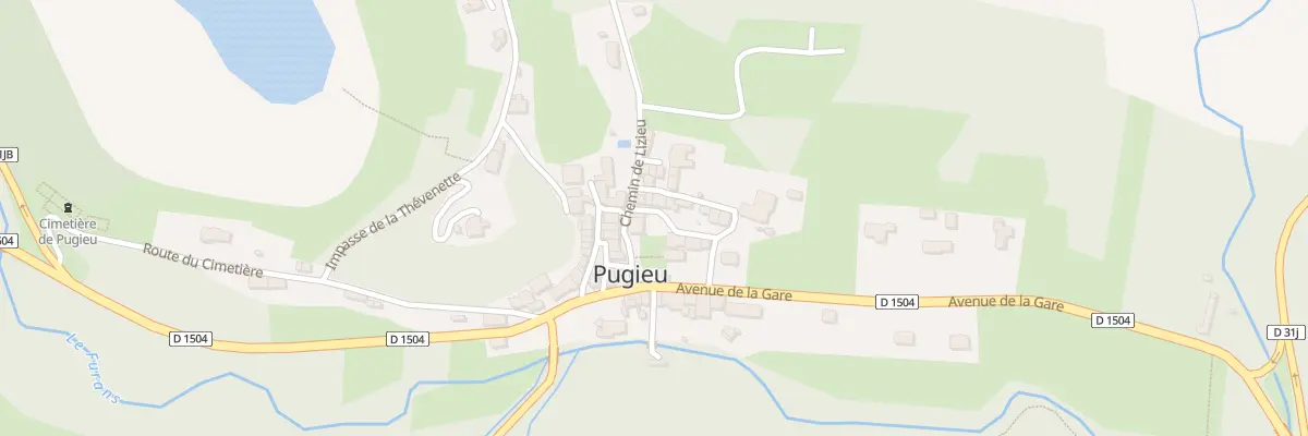 Plan du 5107 Pugieu à Chazey-Bons