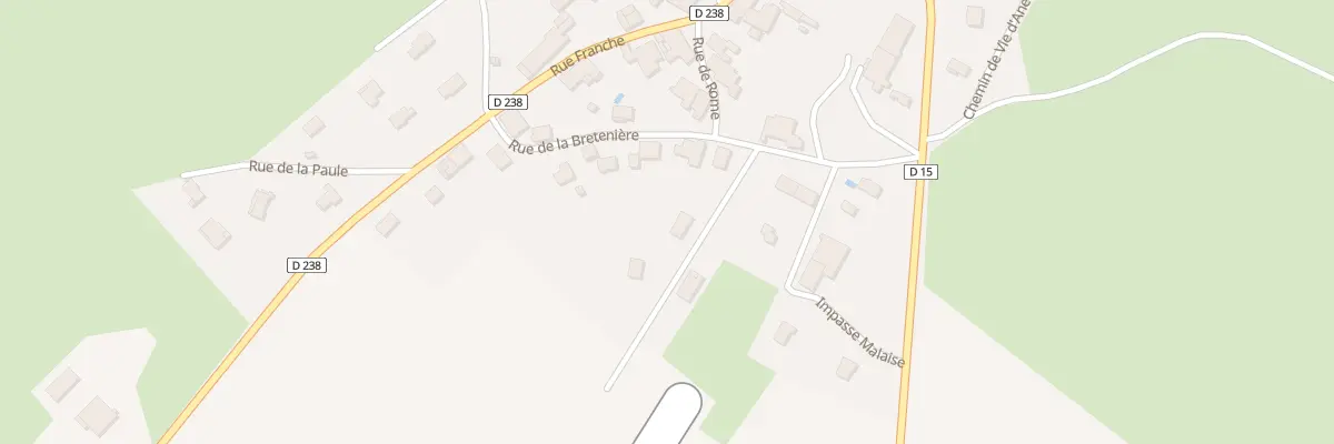 Plan du 16 Rue de la Bretenière à Sermange