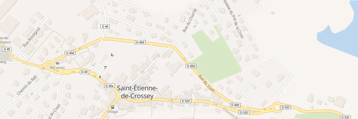 Plan du 307 Rue du Tram à Saint-Étienne-de-Crossey