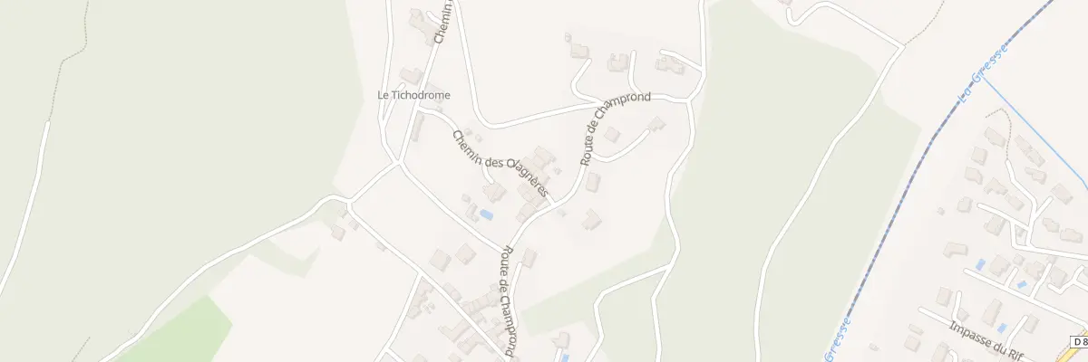 Plan du 22 Che des Olagnères au Gua