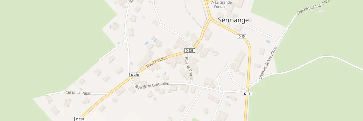 Plan du 2 Rue de Rome à Sermange