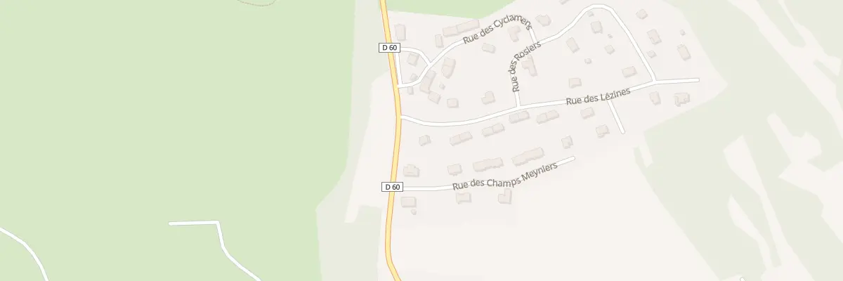Plan du 2 Rue des Lézines à Cernon