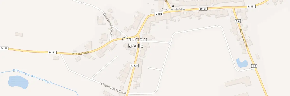 Plan du 3 Rue des Clairs Chenes à Chaumont-la-Ville