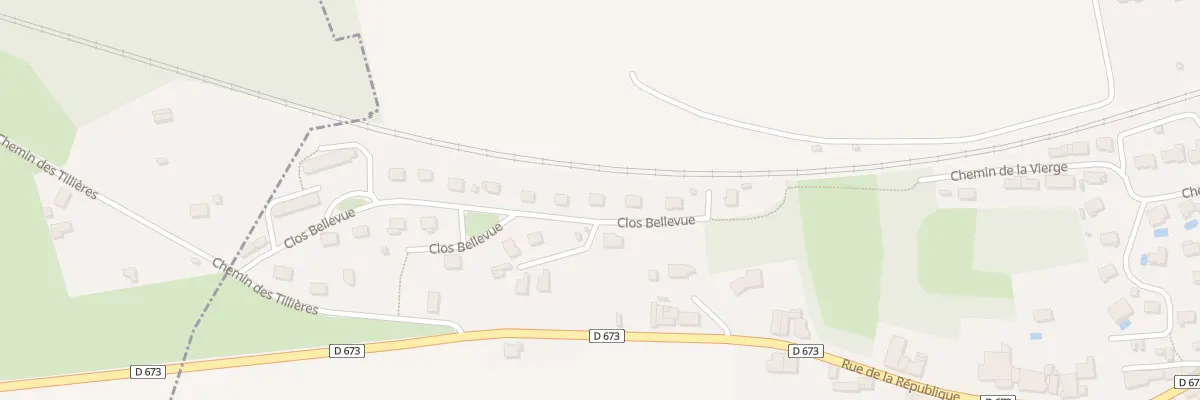 Plan du 21 Clos Bellevue à Orchamps