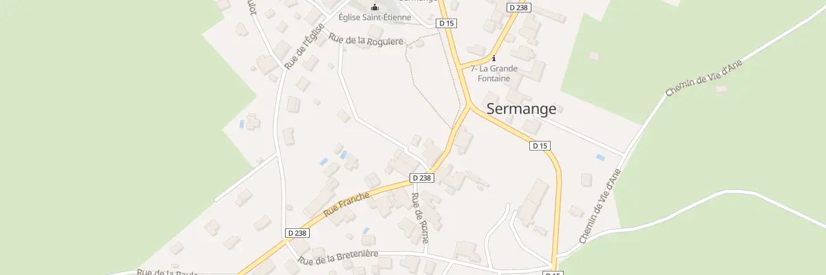 Plan du 2 Rue Franche à Sermange
