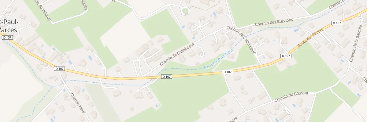 Plan du 132 Che de Collaboeuf à Saint-Paul-de-Varces