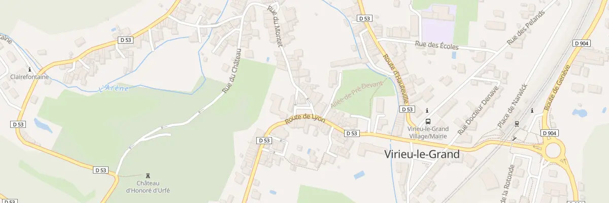 Plan du 5318 Le Village à Virieu-le-Grand