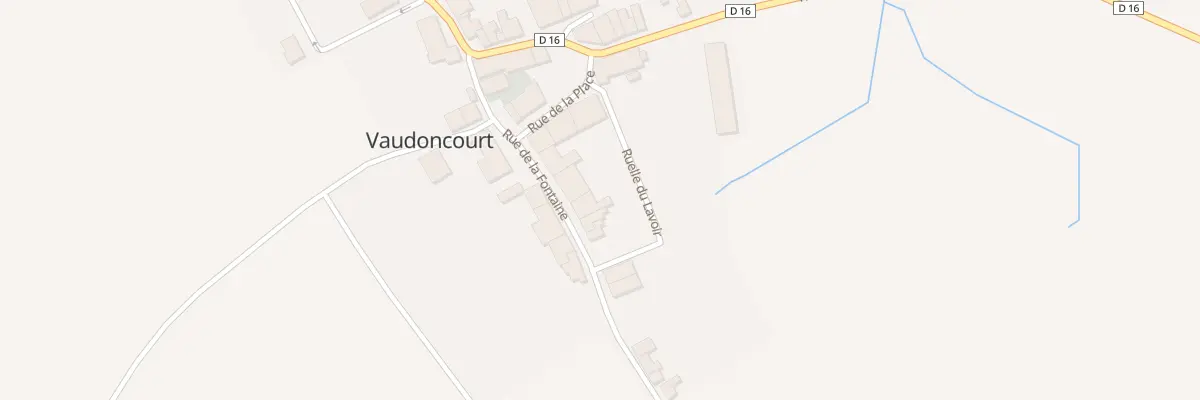 Plan du 5 Rue de la Fontaine à Vaudoncourt