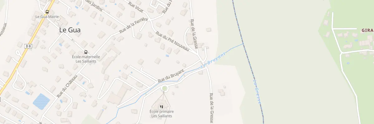 Plan du 2 Rue du Bruyant au Gua