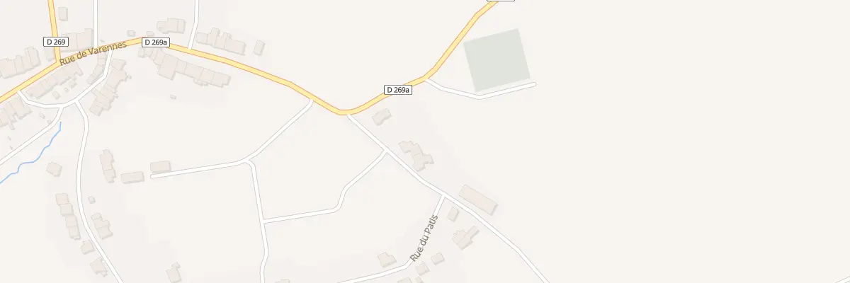 Plan du 34 Rue du Patis à Damrémont