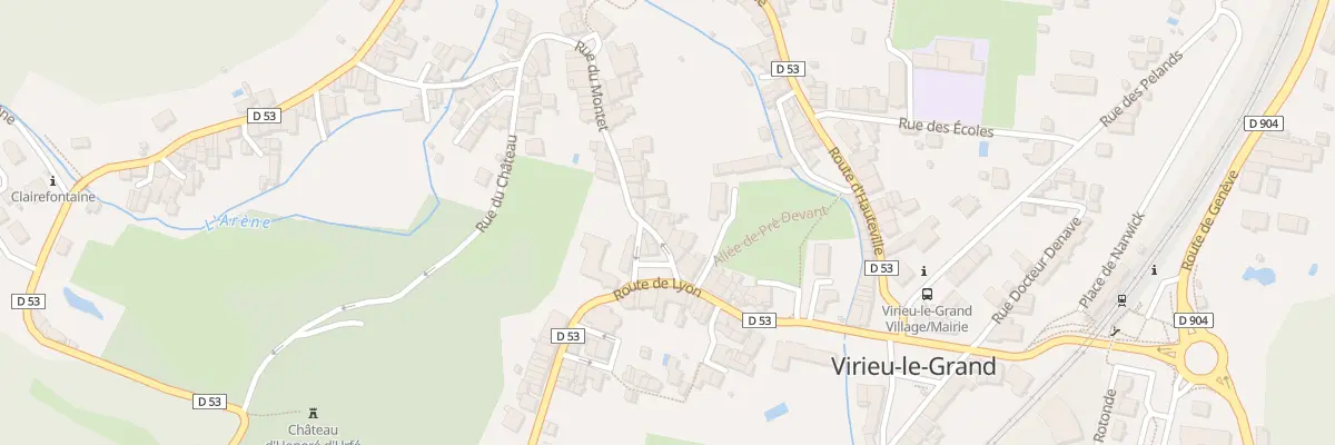 Plan du 5320 Le Village à Virieu-le-Grand