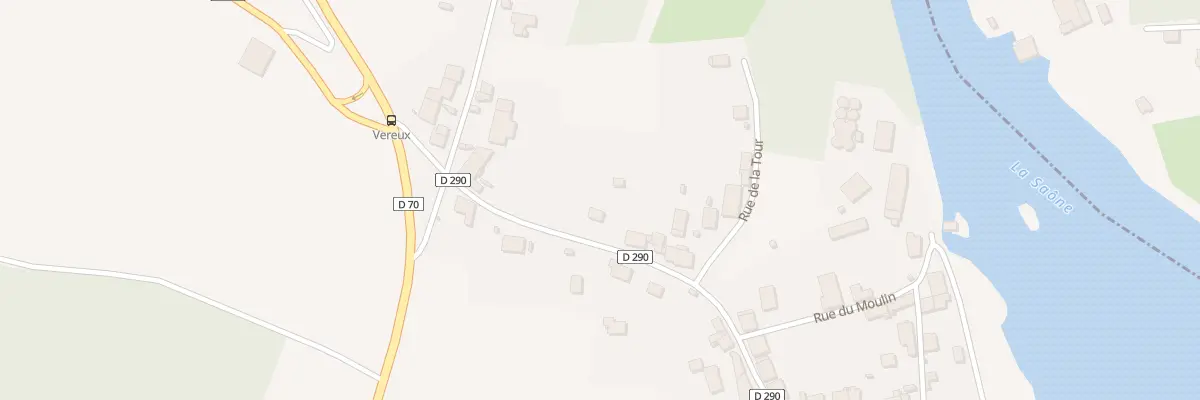 Plan du 1 Gr Grande Rue à Vereux