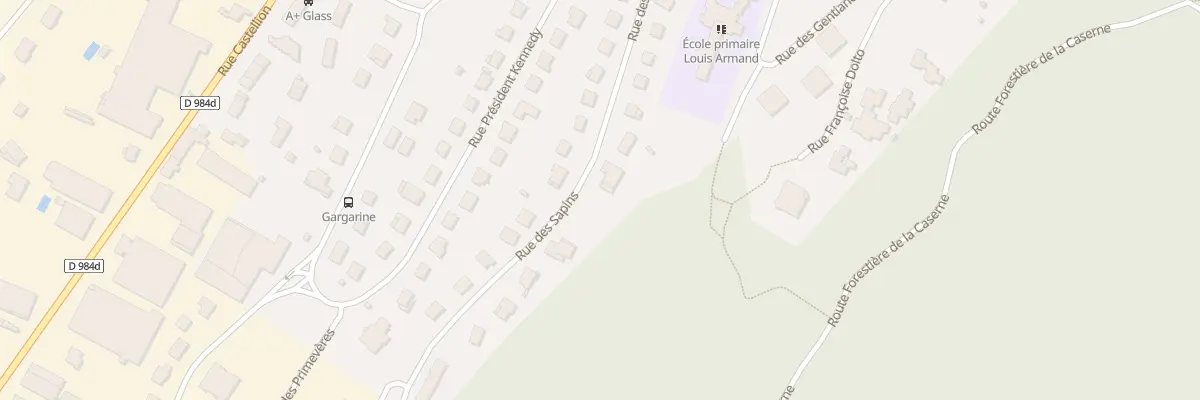 Plan du 21 Rue des Sapins à Oyonnax