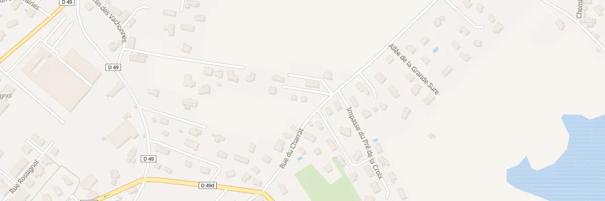 Plan du 387 Rue du Charrat à Saint-Étienne-de-Crossey