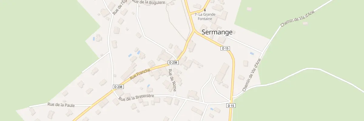 Plan du 7 Rue Franche à Sermange