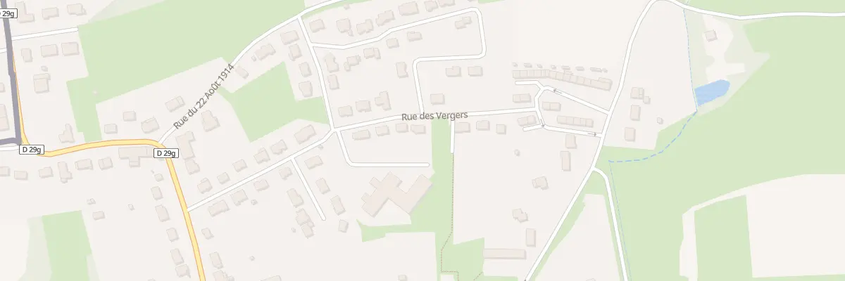 Plan du 8 Rue des Vergers à Ville-Houdlémont