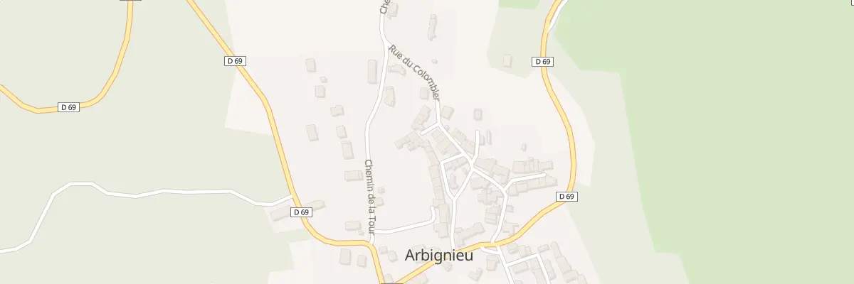 Plan du 41 Pas des Lauzes à Arboys en Bugey