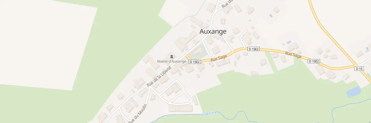 Plan du 1 Rue de la Liberté à Auxange