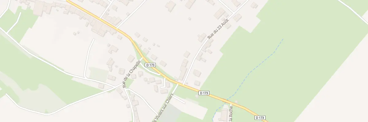 Plan du 3A Rue du Vingt Trois Aout à Fresnois-la-Montagne