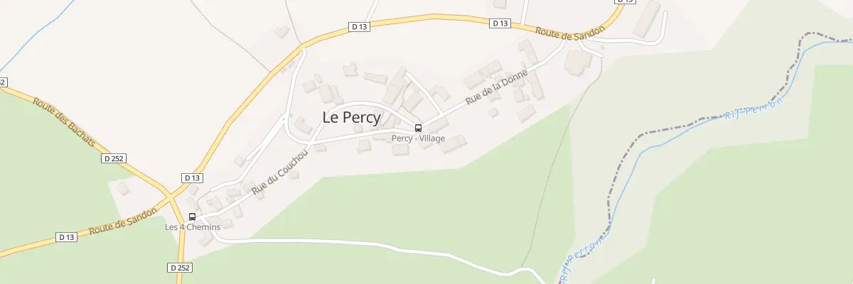 Plan du 5 Rue de la Done au Percy