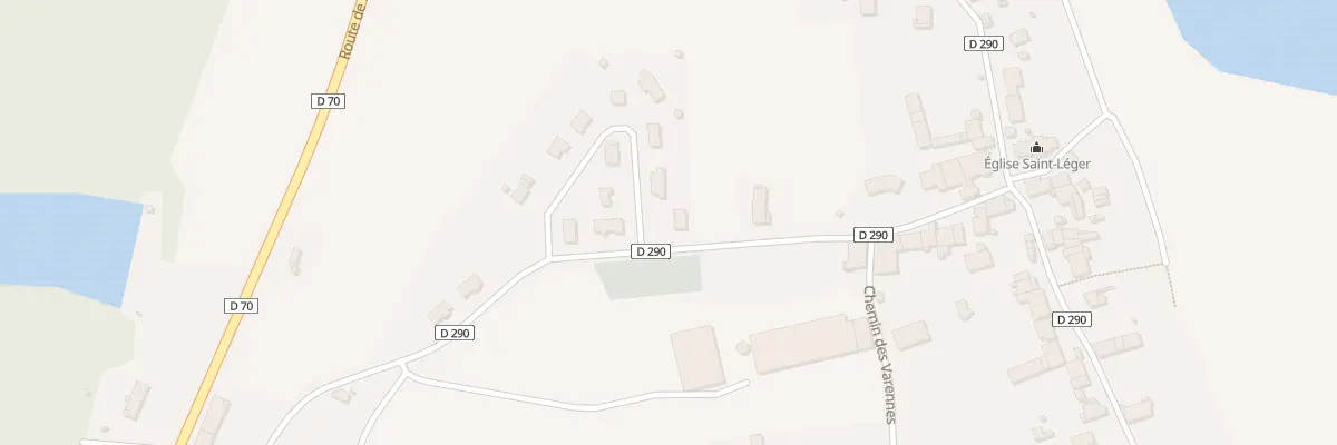 Plan du 6 Rue de la Gare à Vereux